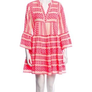 Devotion TWINS Pink and White Mini Dress